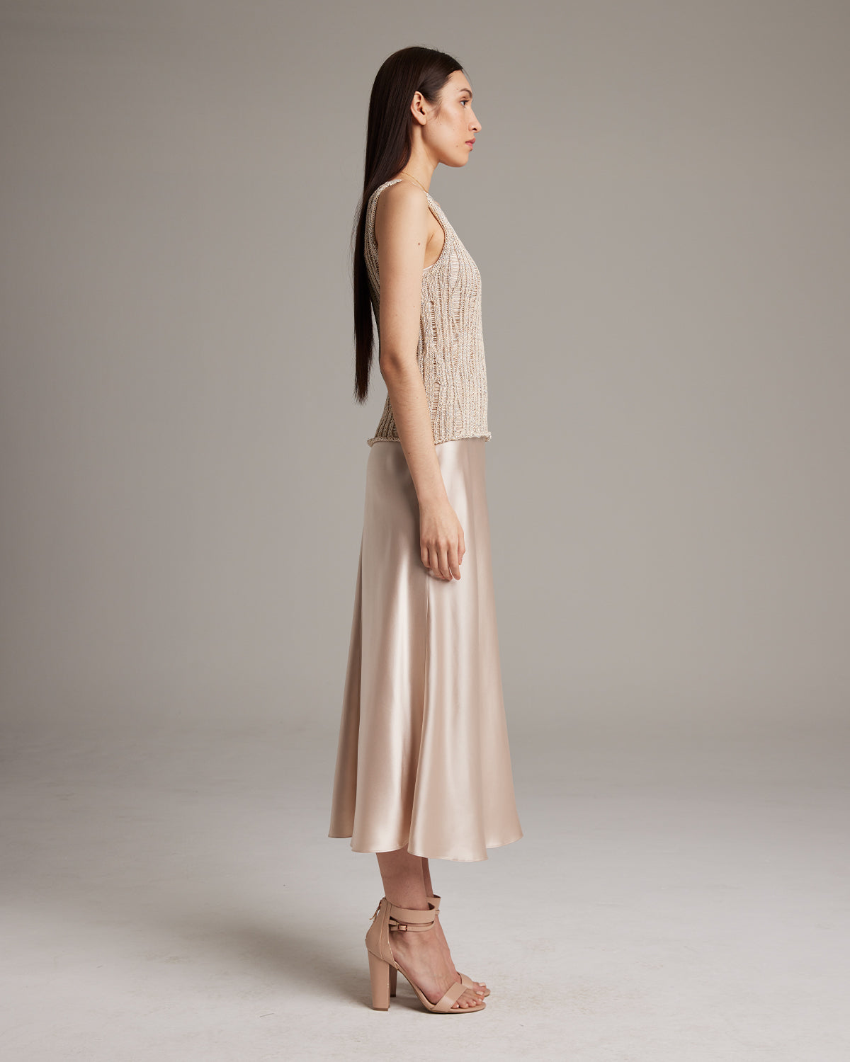 Lace Knit Tank - Sumiye Co