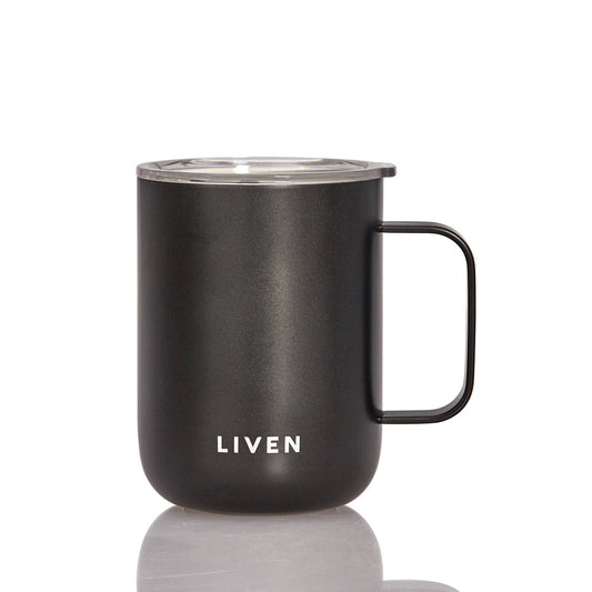 Purifying Camp Mug (16 oz) | Liven Glow™ Stainless Steel -0
