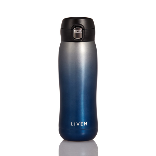 Purifying Water Bottle (17 oz ) | Liven Glow™ Insulated Stainless Steel -0