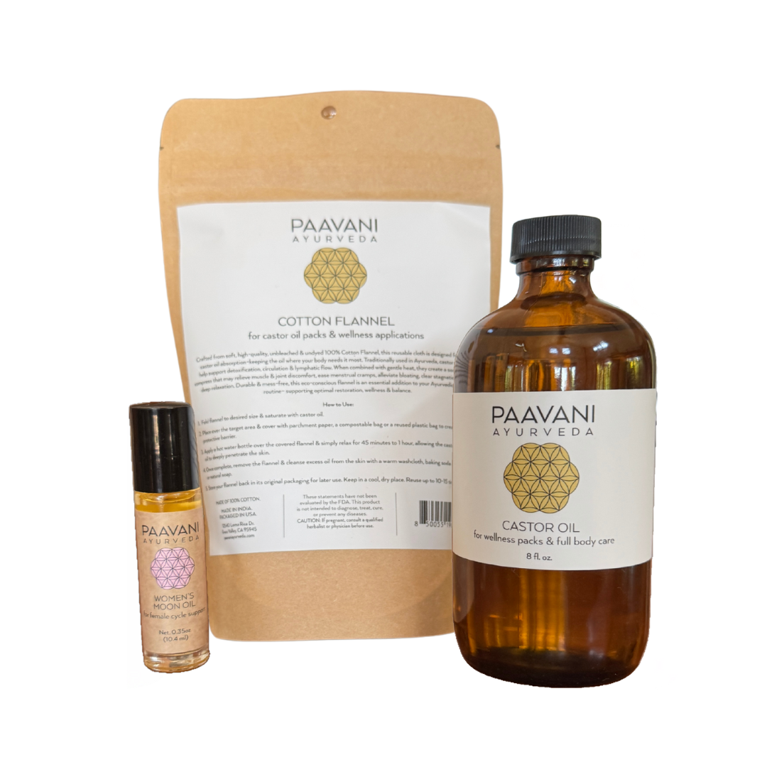 Moon Cycle Stack | Ayurvedic Ritual for for Cramp Relief & Menstrual Support-0