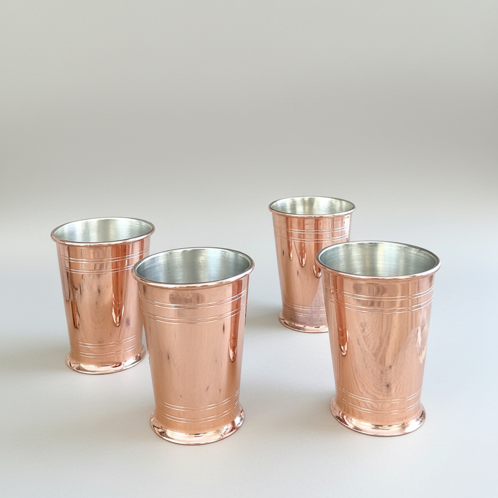 Copper Cocktail Tumblers (Set of 4) | Vintage Inspired - Sumiye Co