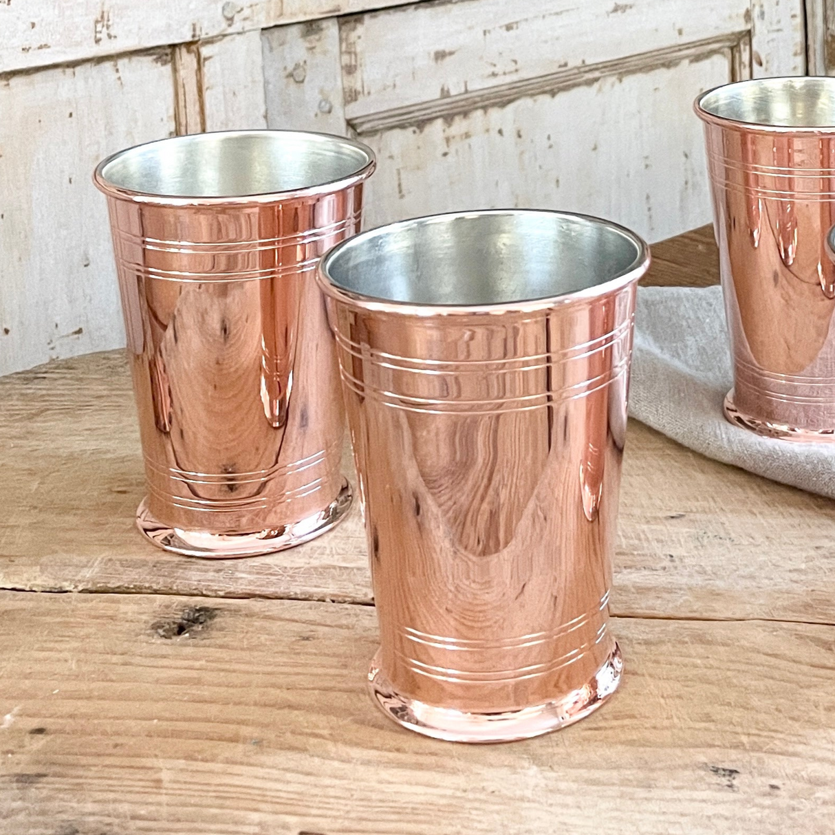 Copper Cocktail Tumblers (Set of 4) | Vintage Inspired - Sumiye Co