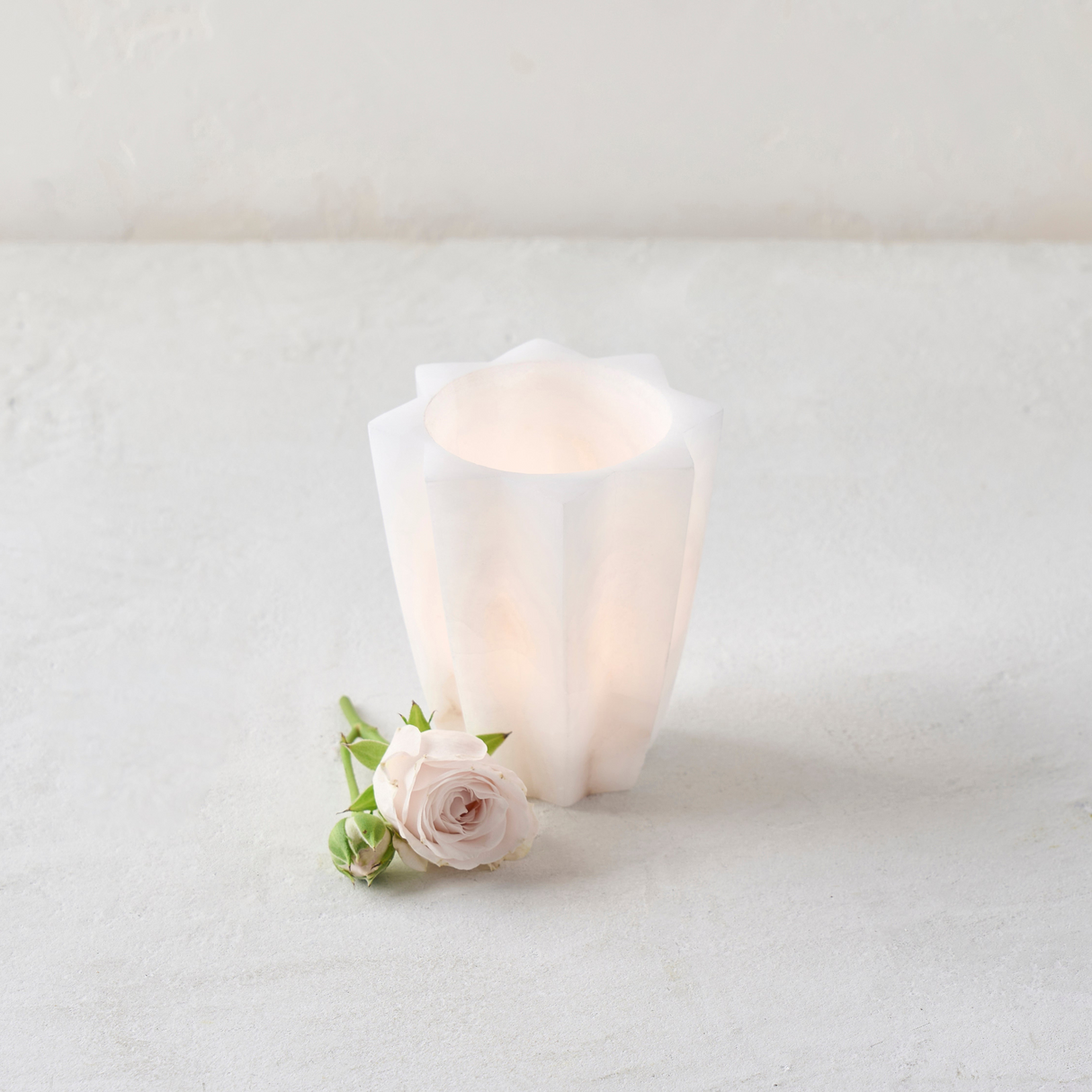 Alabaster Tara Votive Cup - Sumiye Co