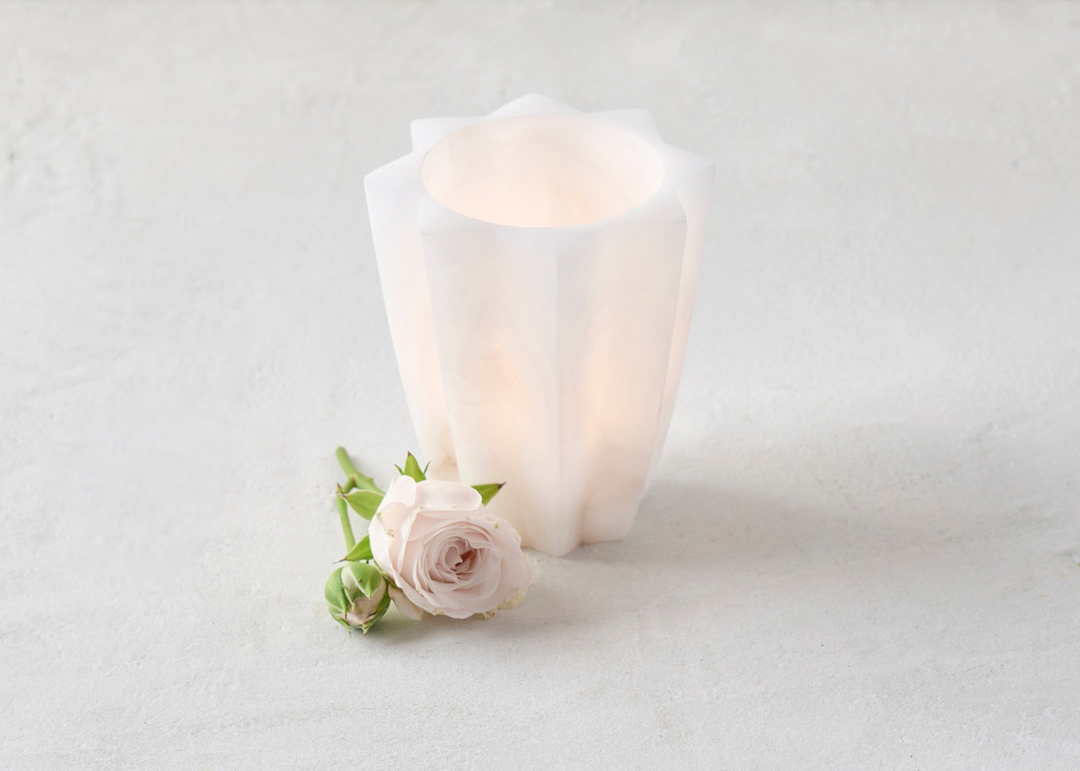 Alabaster Tara Votive Cup - Sumiye Co