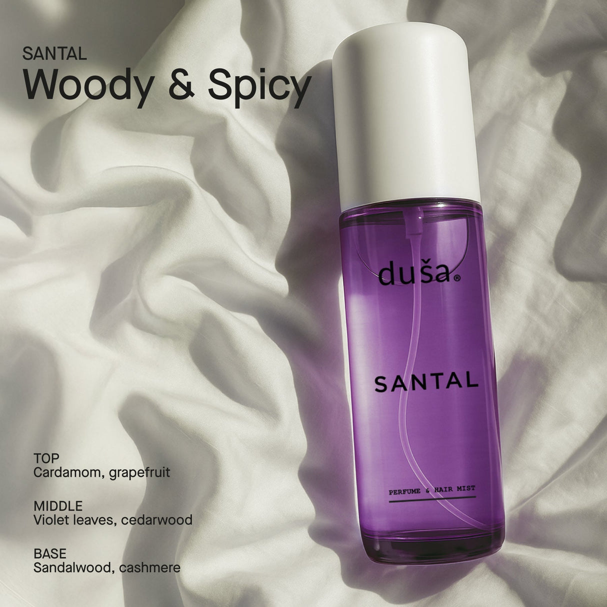 SANTAL- Perfume Mist Hair & Body - 3.4 floz - Sumiye Co