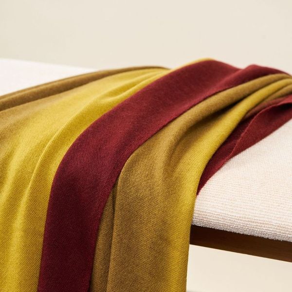 Marigold Merino Ombre Handloom Throw - Sumiye Co