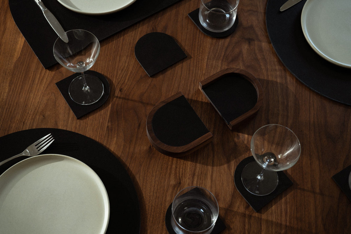 Coaster Set with Holder - Sumiye Co