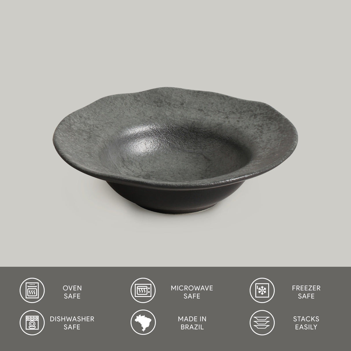 Dessert/Deep Rim Plate Set of 4