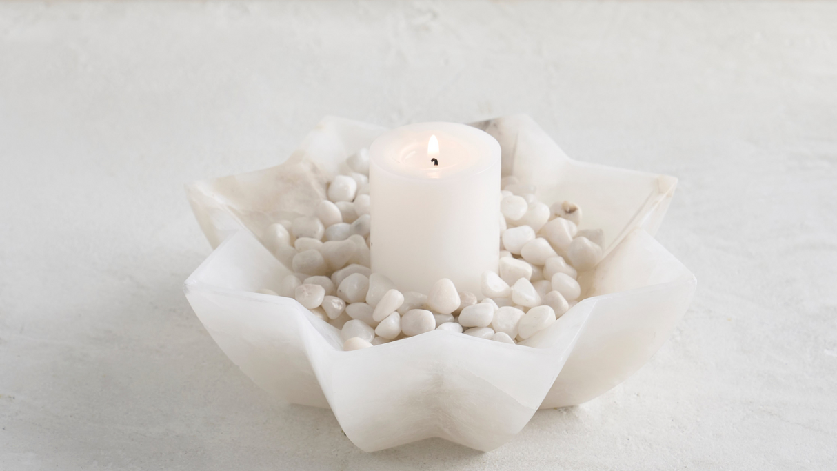 Alabaster Tara Bowl Medium - Sumiye Co