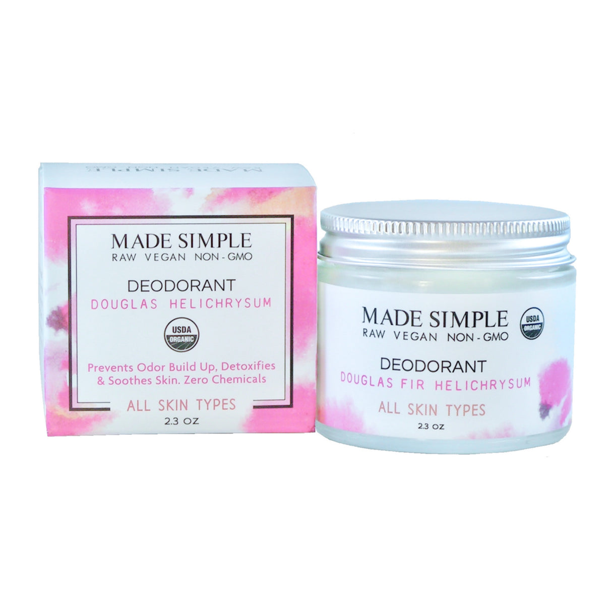 All-Natural Organic Deodorant – Douglas Fir, Helichrysum & Sweet Orange (2.3 oz) - Sumiye Co