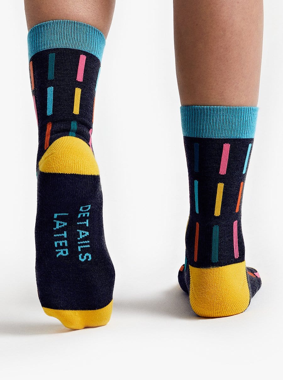 The Socks - Dream First Details Later Navy - Sumiye Co