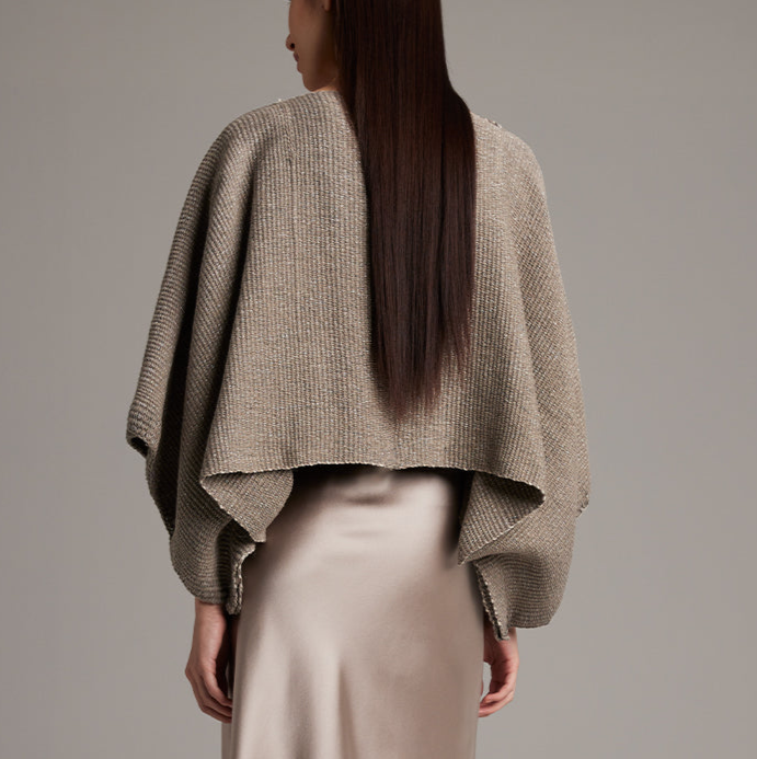 Shimmering Cotton Bolero - Sumiye Co