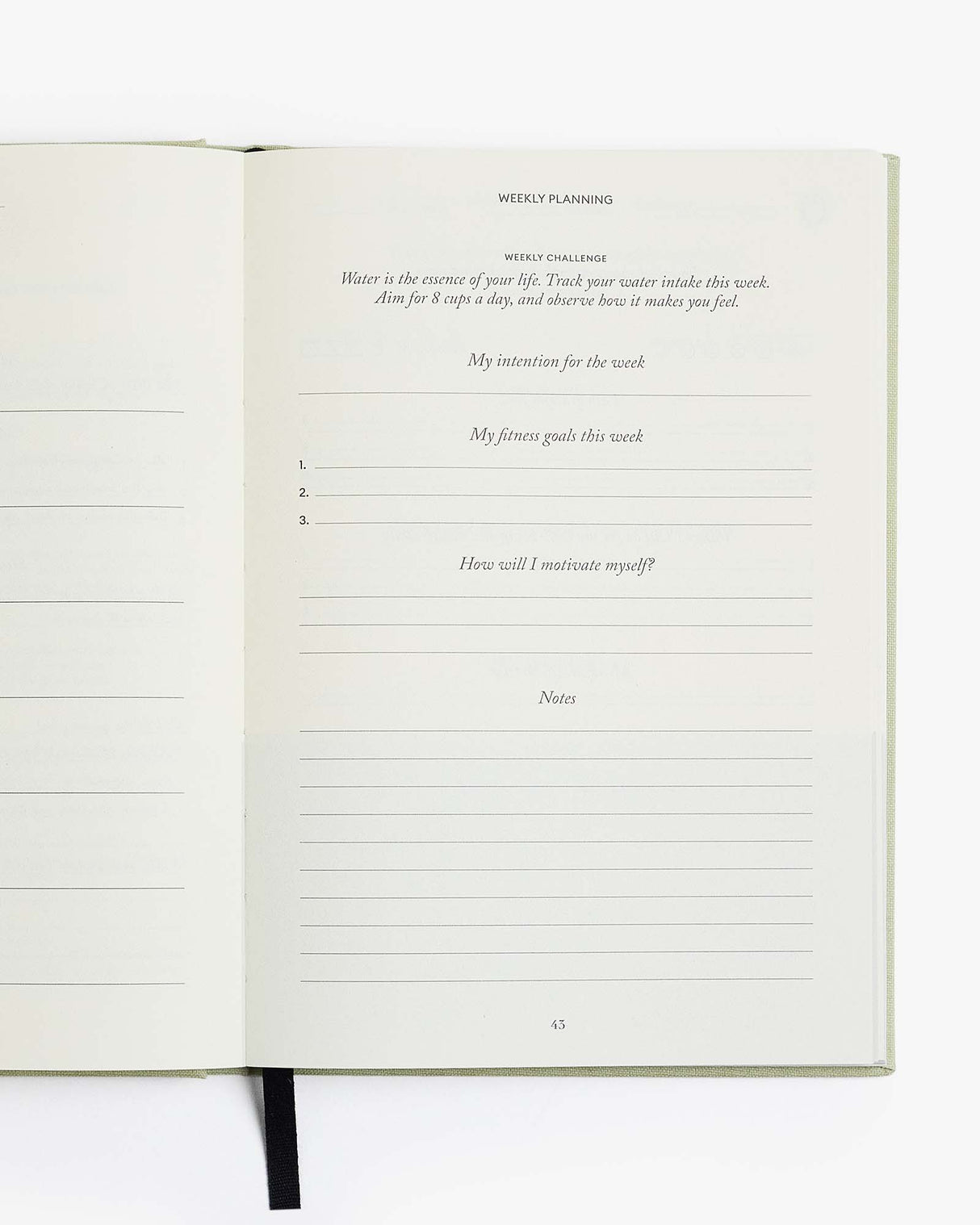 The Five Minute Journal Fit Edition gratitude journal and fitness tracker, habit tracker, planner