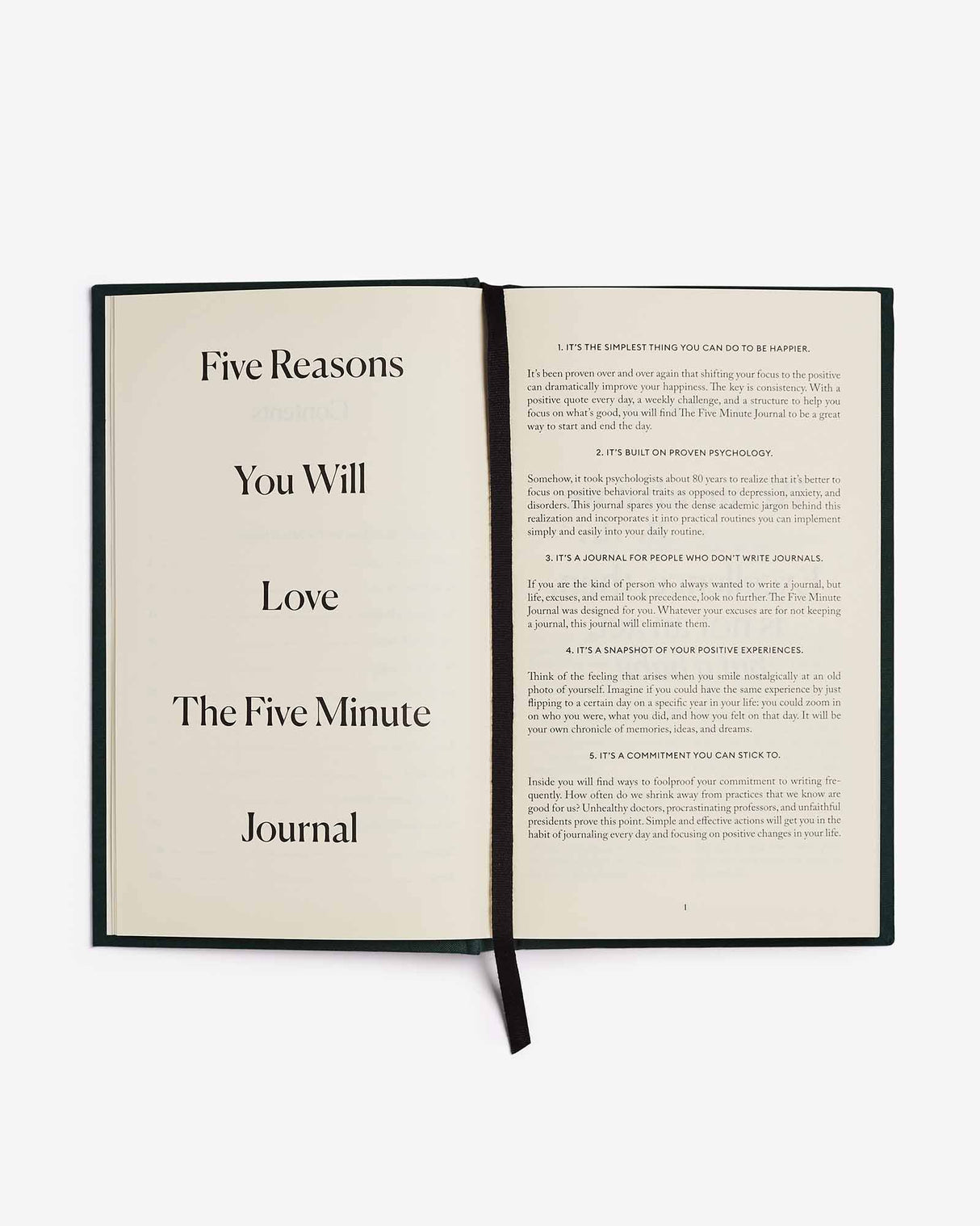 The Five Minute Journal Gratitude Journal by Intelligent Change - Earth Green – 5-minute journal - 5 minute gratitude journal