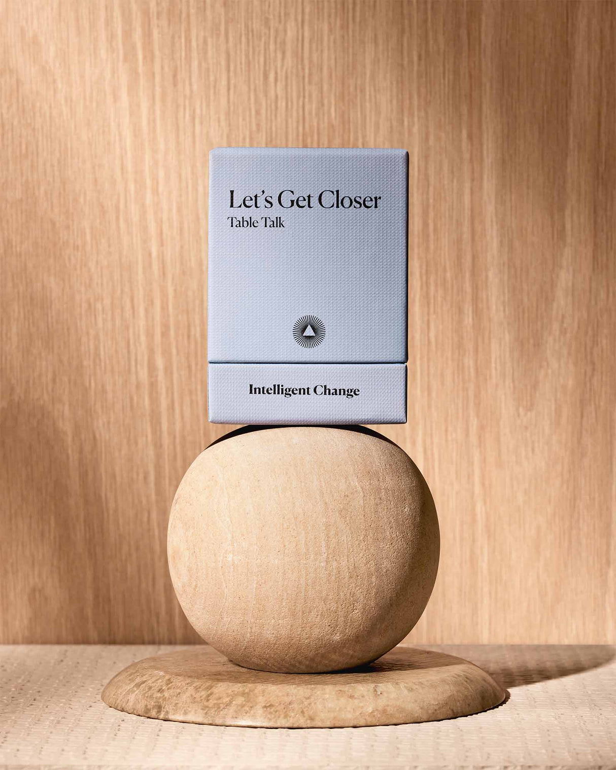 Let's get closer conversation cards based on positive psychology for dinner conversations and ice breakers. Questions that strengthen bonds and build relationships. Three level conversation cards.