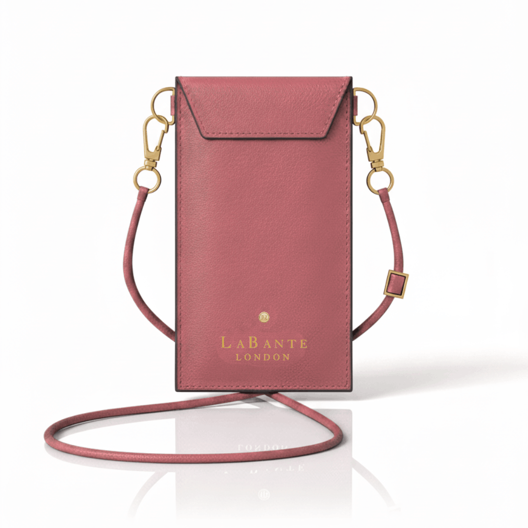 Cancun Pink Plant Based Phone & Card Crossbody - Sumiye Co