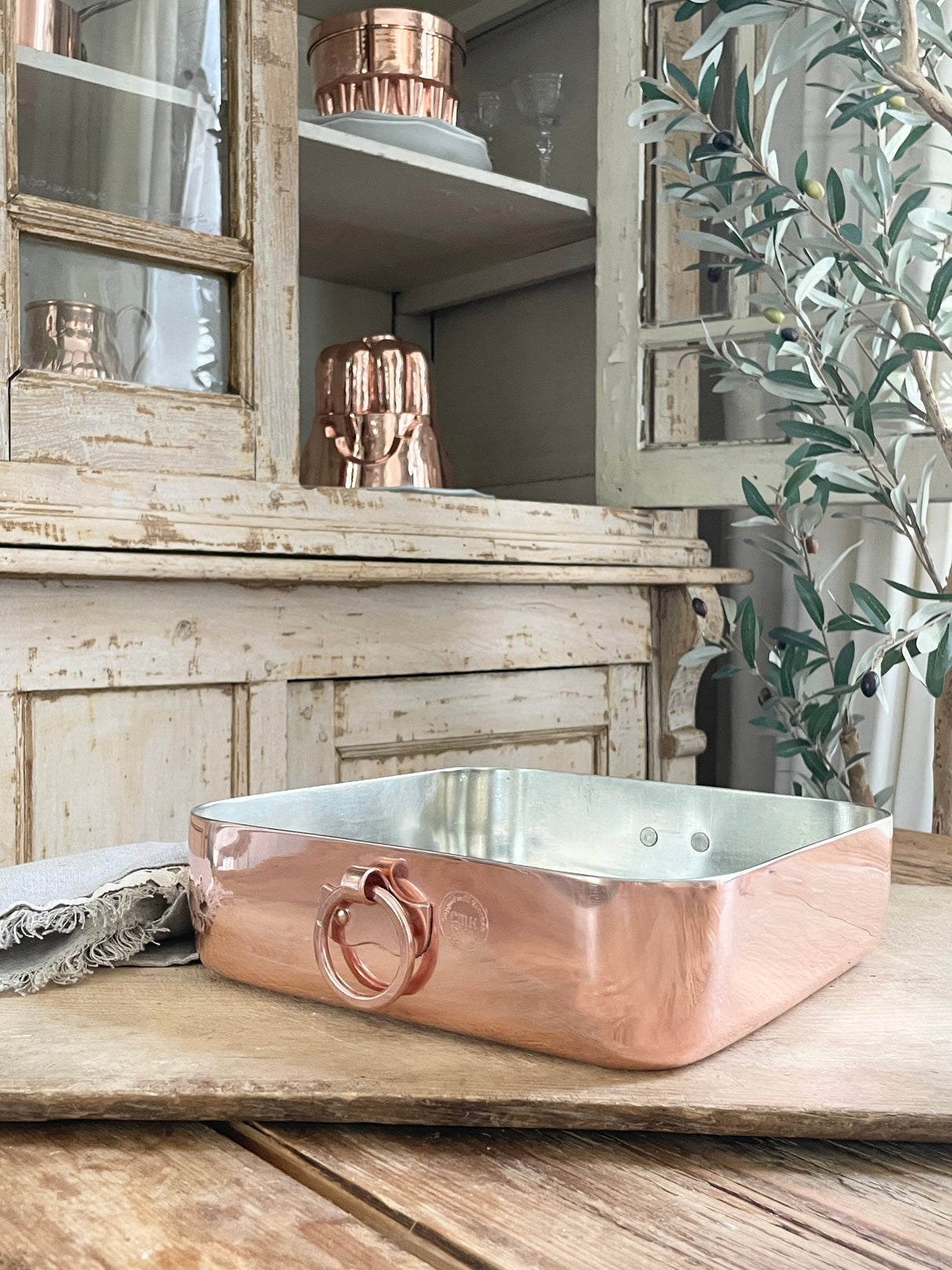 Copper Baking Pan | Vintage French Inspired - Sumiye Co