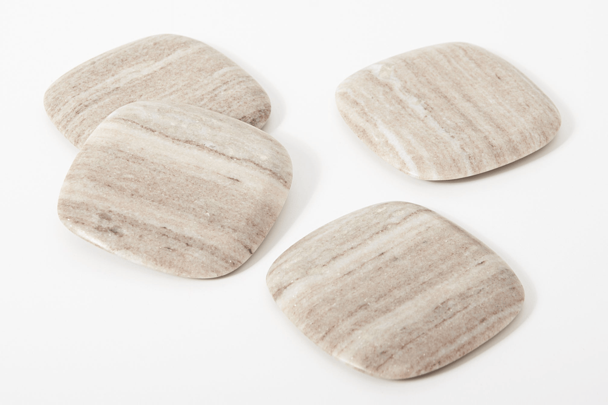 Granada Marble Coasters Set of 4 - Sumiye Co