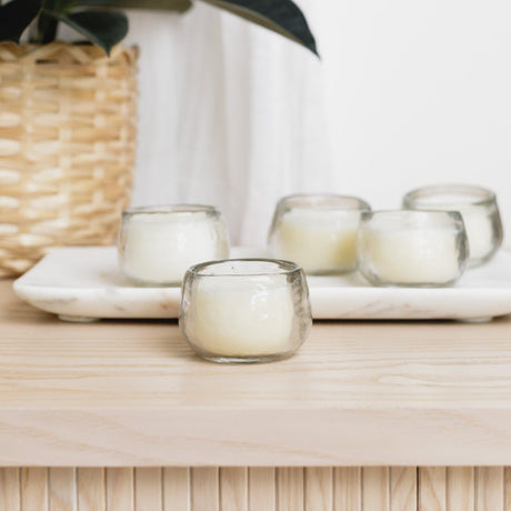 Filled Mini-Votive Candles Set of 6 - Sumiye Co