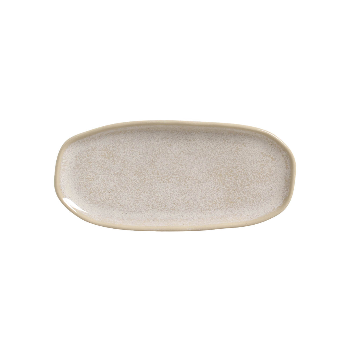 Shallow Organic Oval Platter Small Set of 4