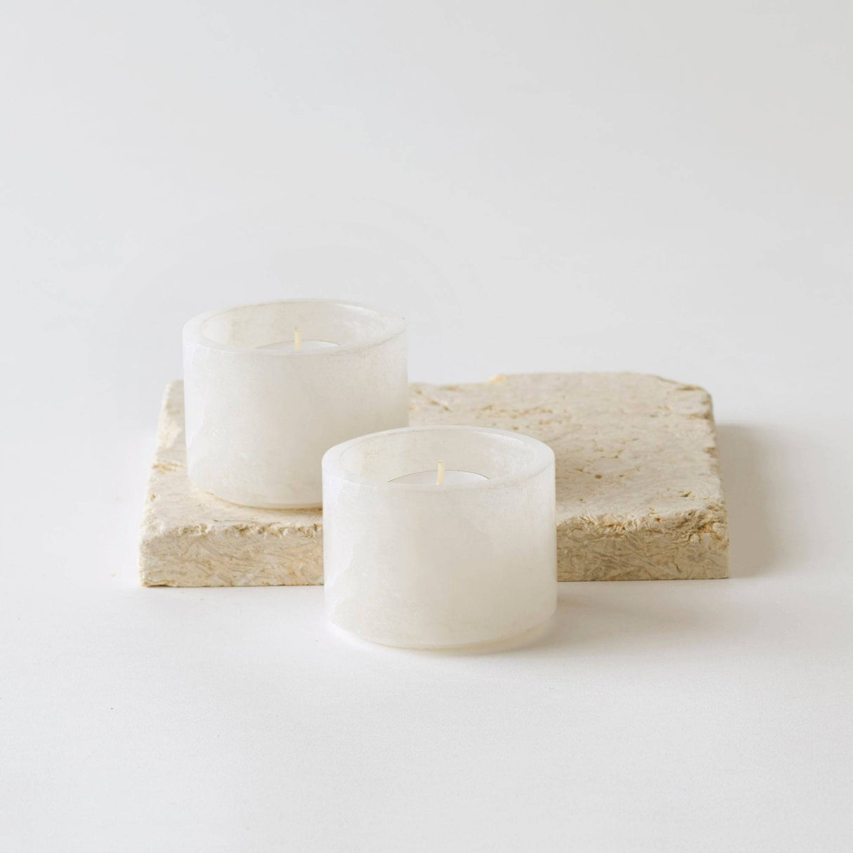 Alabaster Footed Bowls Set of 2 - Sumiye Co