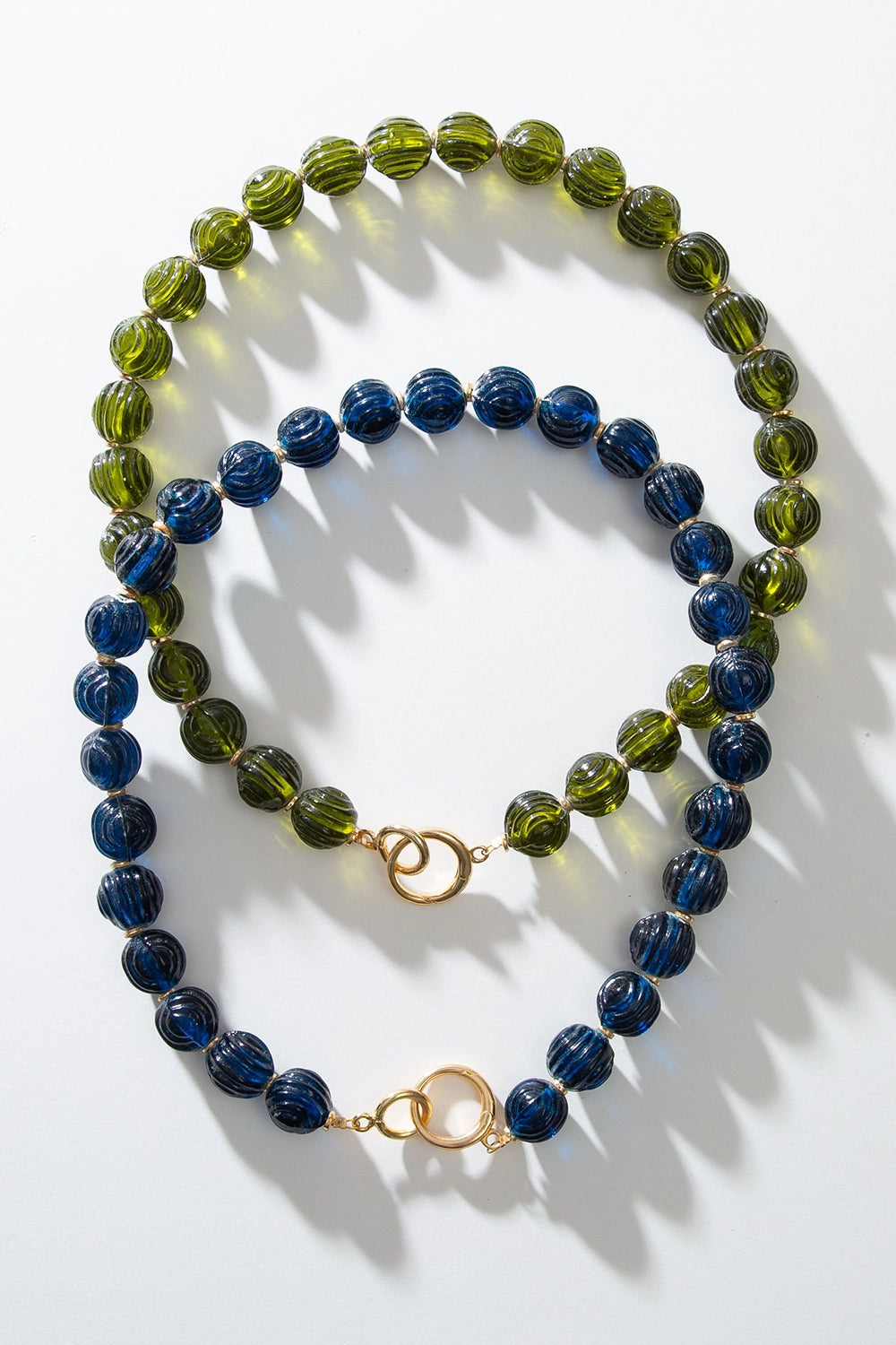 Lucid Glass Necklace - Cerulean