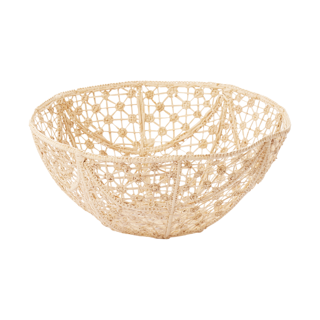 Knot Woven Bowl - Large - Natural