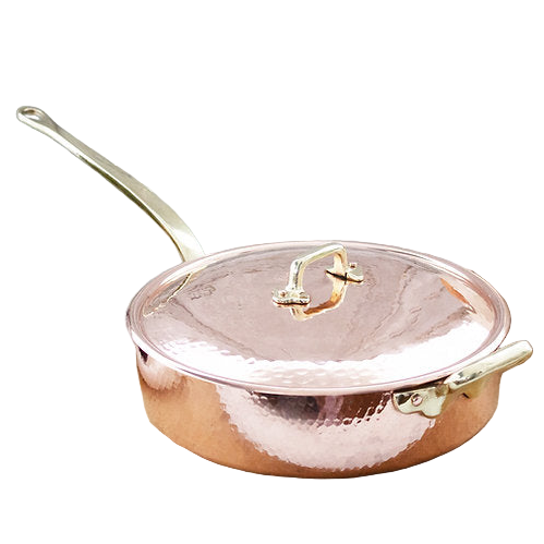 Copper Large Sauté Pan | Vintage French Inspired - Sumiye Co
