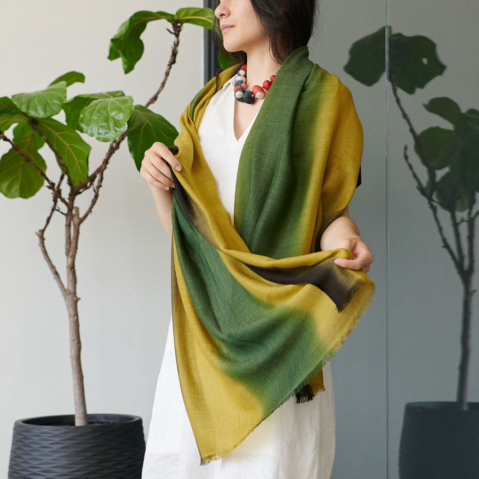 Cashmere Merino Handloom Scarf