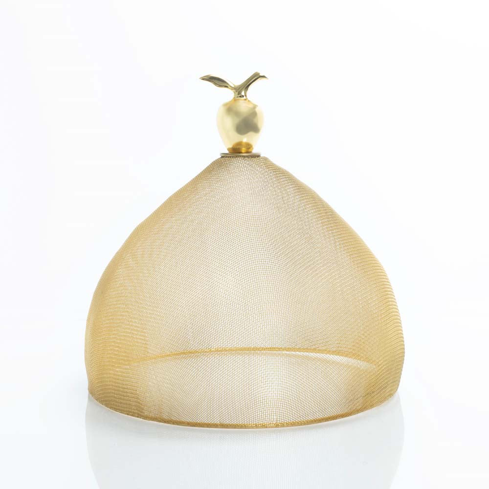 Mesh Domes Set of 2 (1 Each Lg & Sm) - Gold