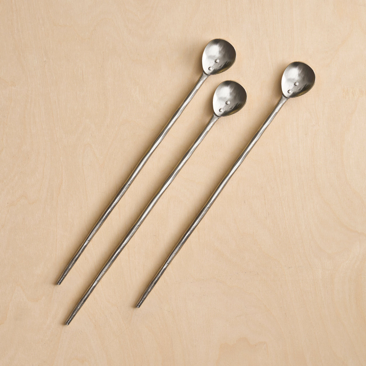 Forge Pewter Tasting Spoons - Set of 3 - Sumiye Co
