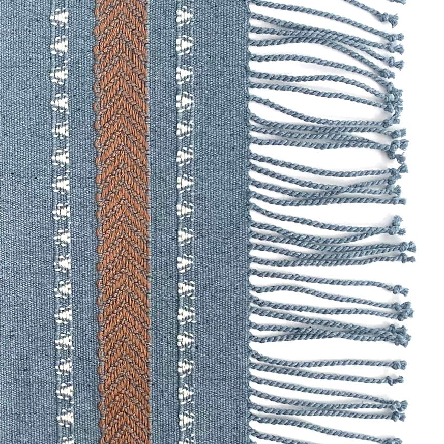 San Rafael Table Runner in Recycled Denim