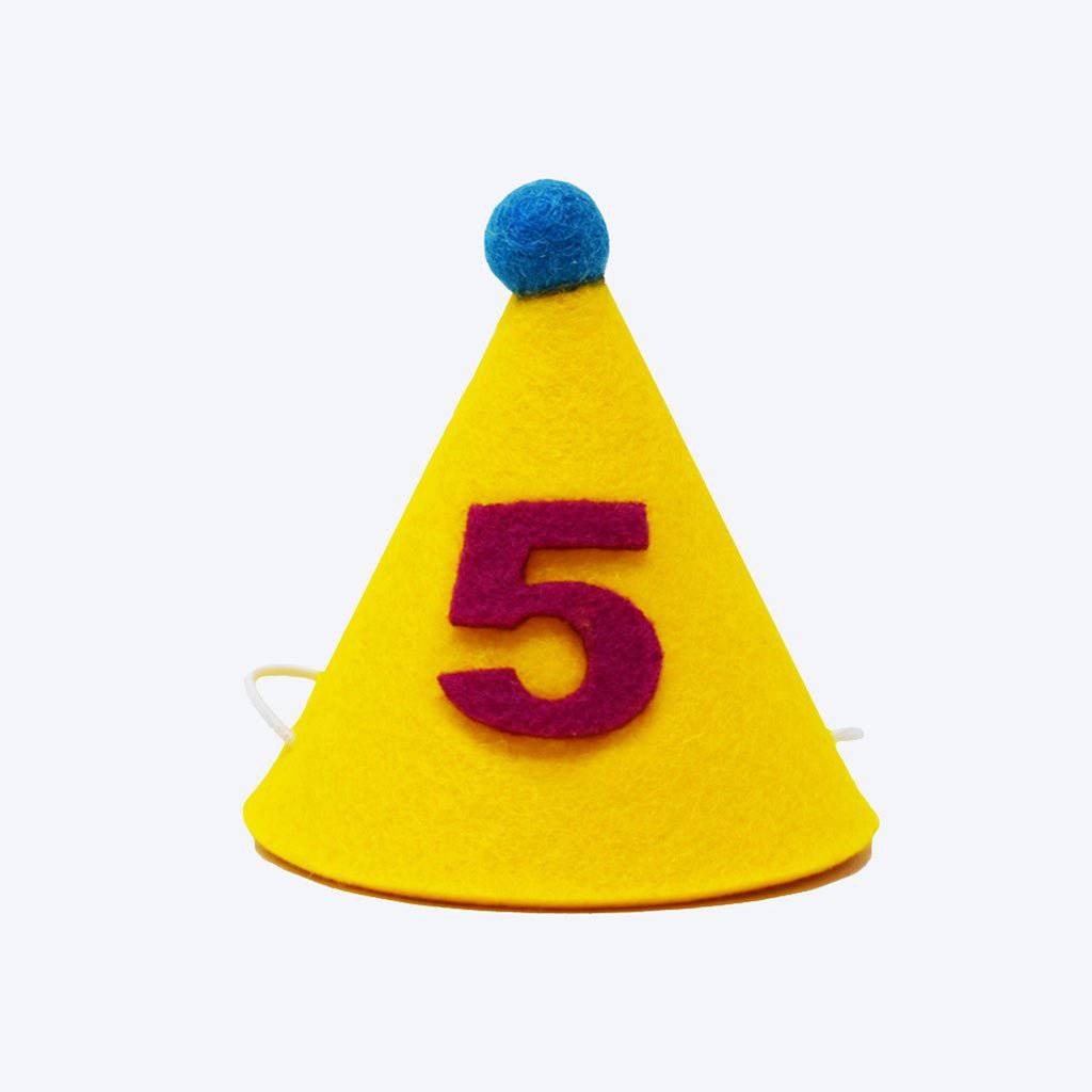 Pawty Hat - Purple Number - Sumiye Co