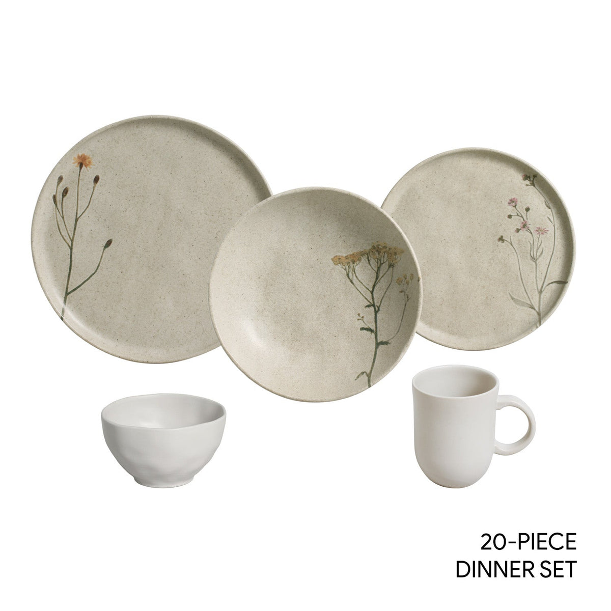 20 Pc. Dinnerware Set