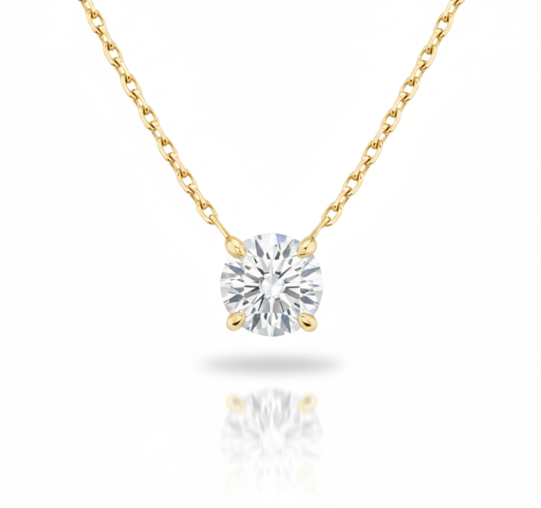 Alira Solitaire Necklace-0
