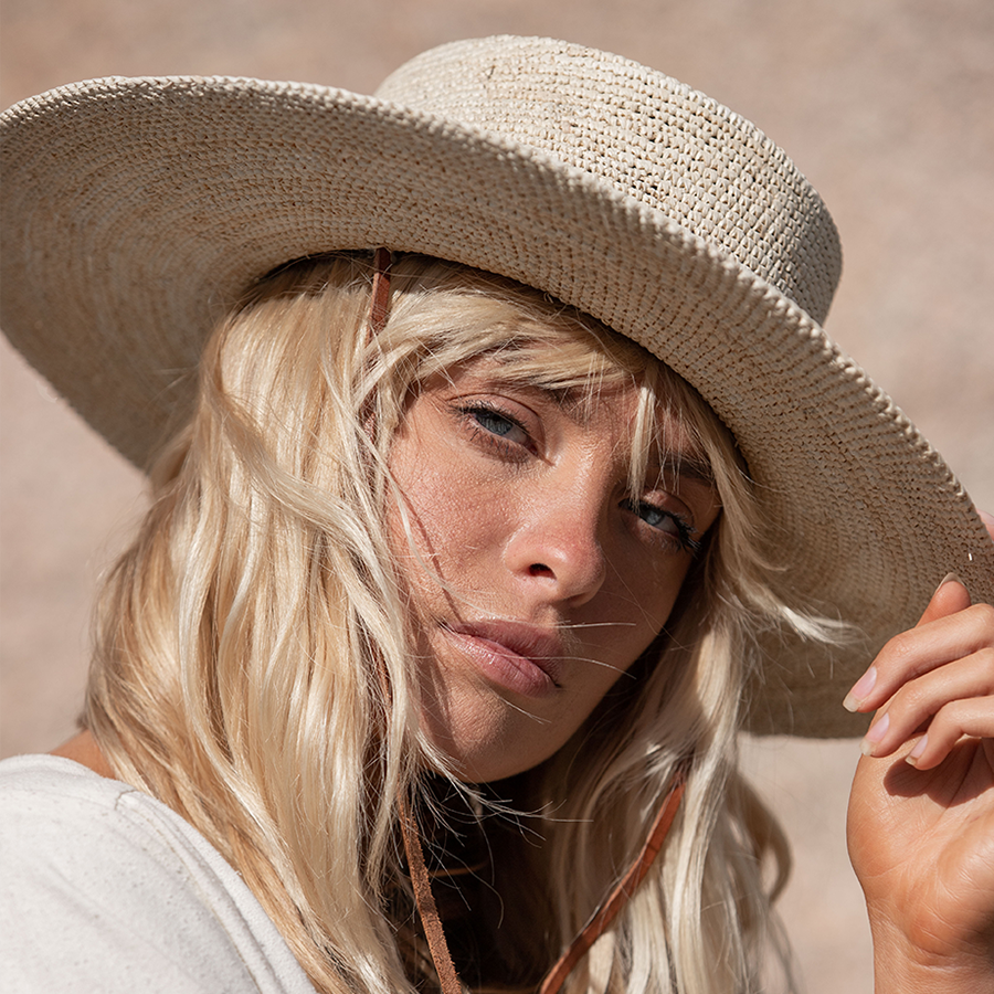 Straw Boater Hat