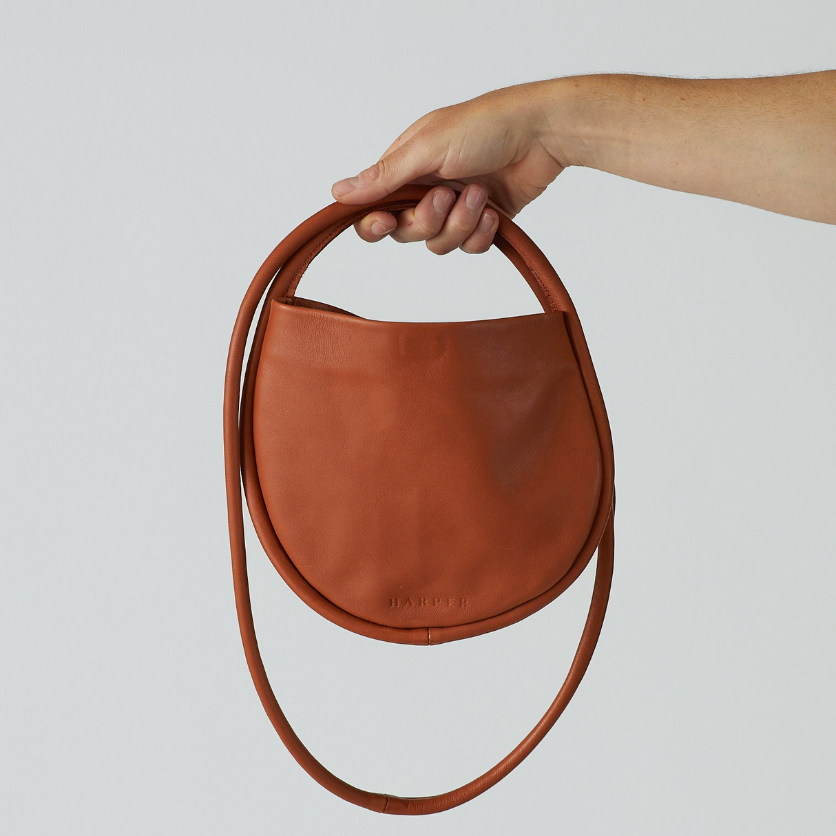 The Mini Loop Bag - Saddle