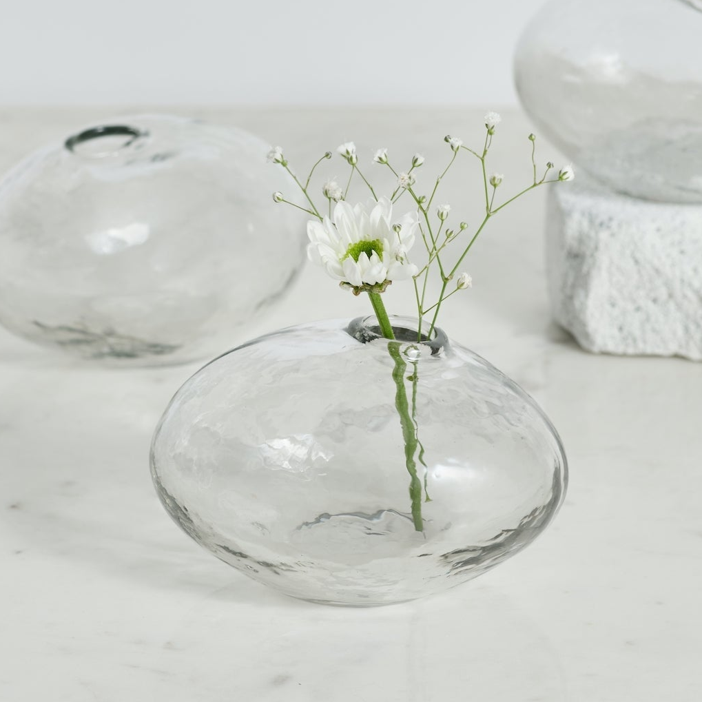 Pebbled Natura Vases Set of 3 - Sumiye Co