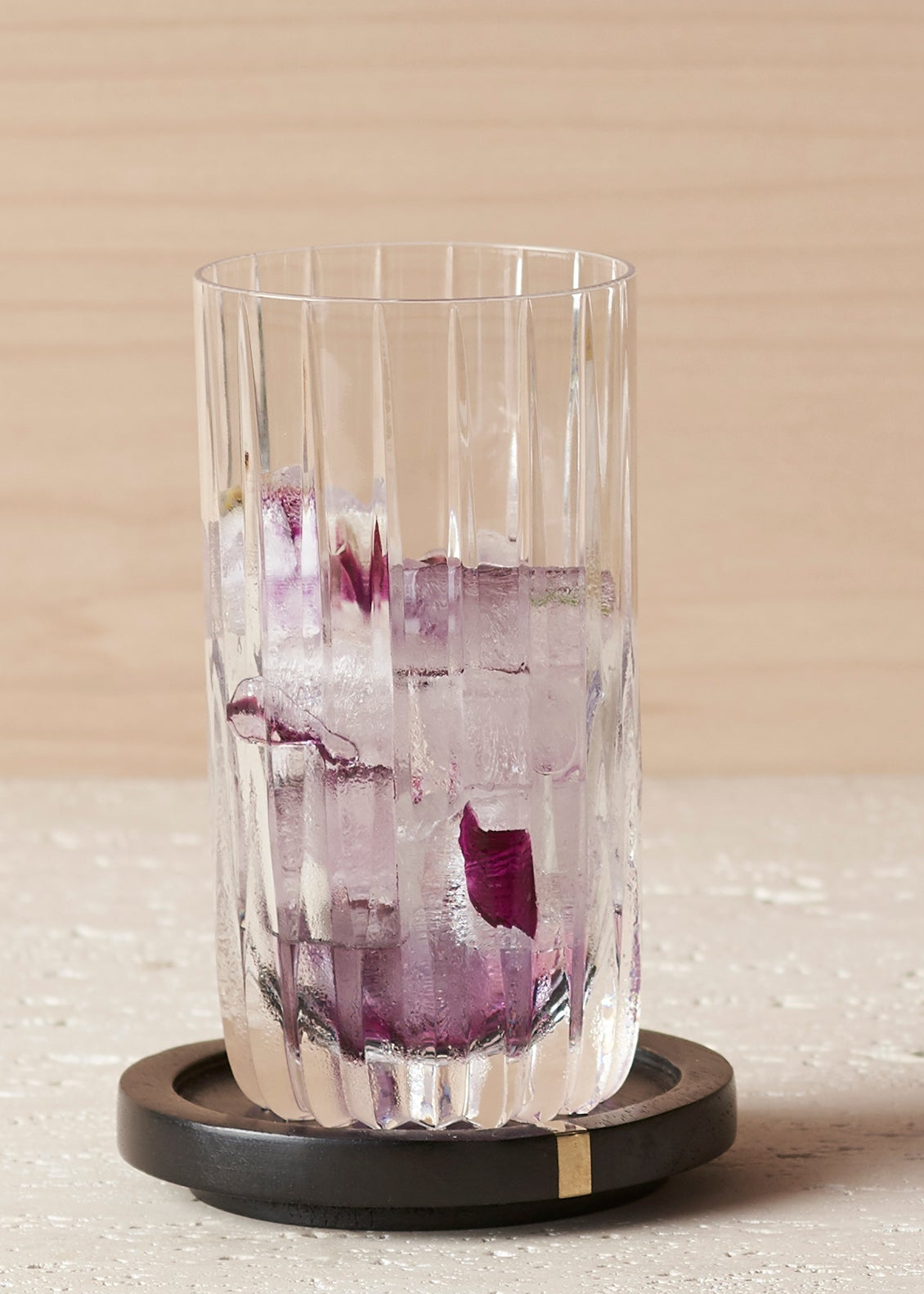 Mango Wood & Brass Coasters Set of 4 - Sumiye Co