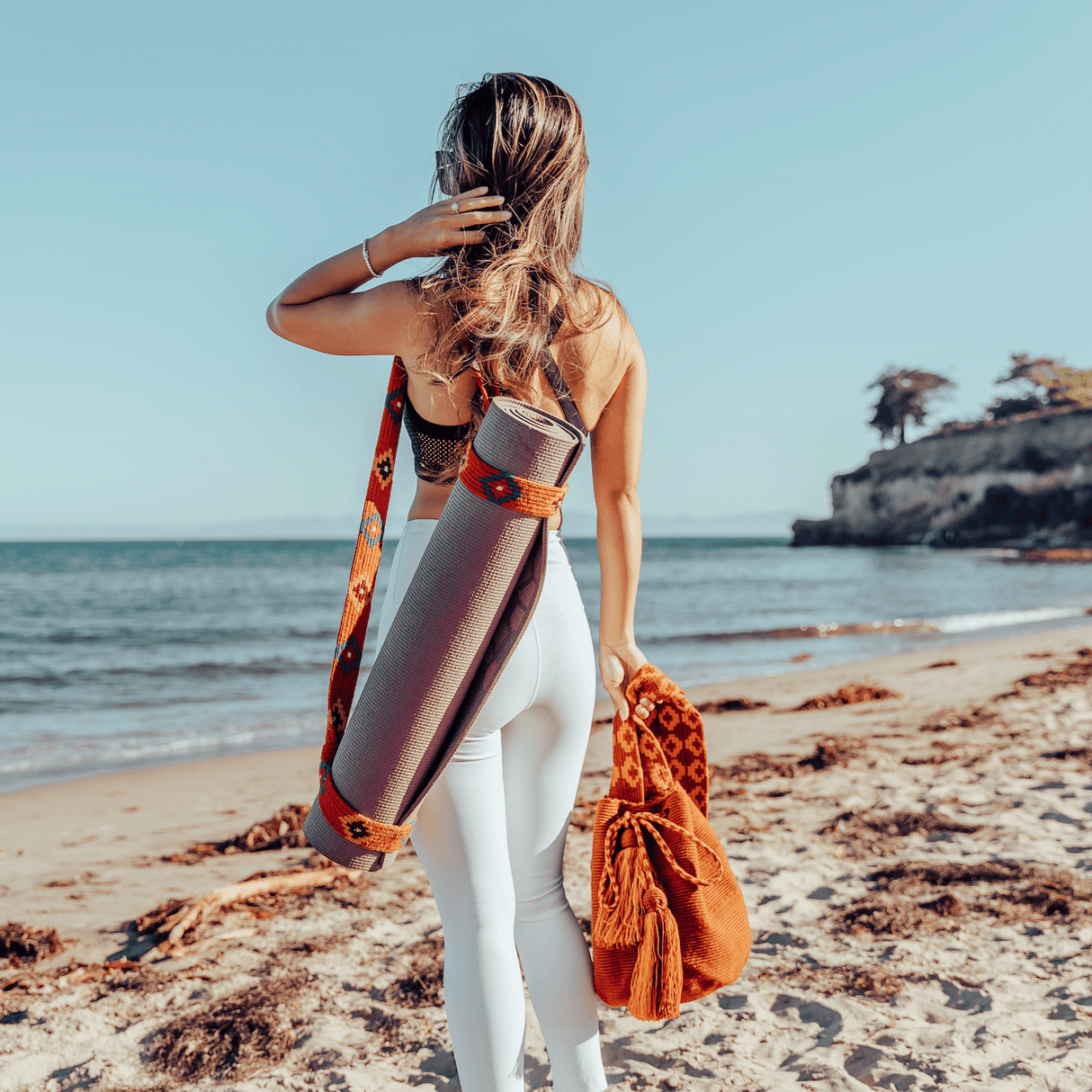 Terracotta Wayúu Mochila | Bucket Bag