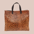 Tote-Leopard Genuine Calf Hair - Sumiye Co