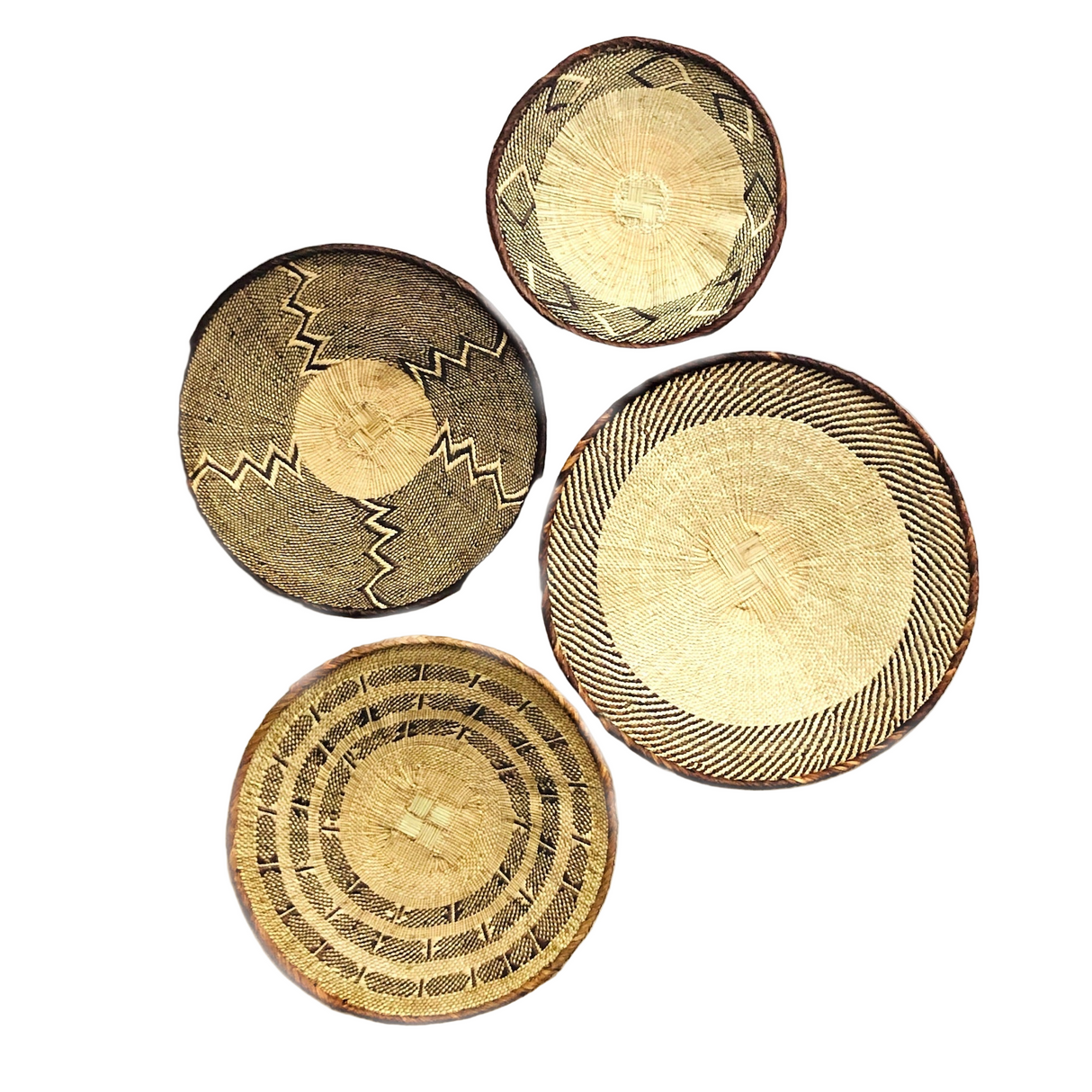 Tonga Wall Decor Basket Set of 4 - Sumiye Co