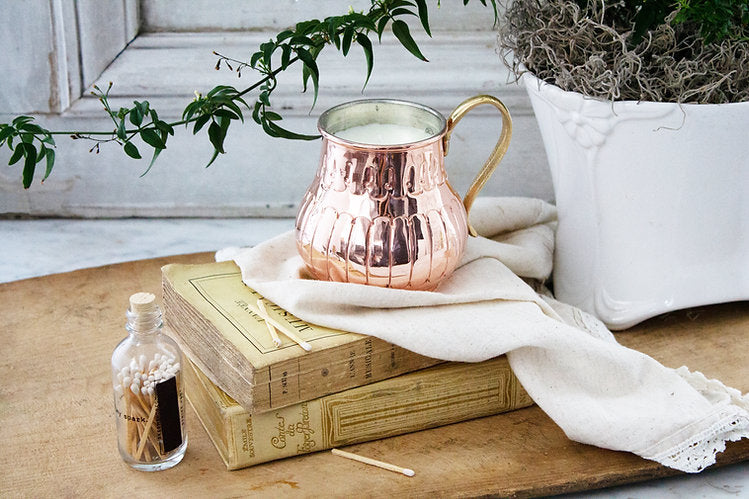 Copper Apple Blossom Candle | Vintage French Inspired - Sumiye Co