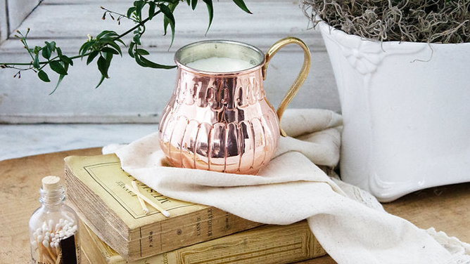 Copper Apple Blossom Candle | Vintage French Inspired - Sumiye Co