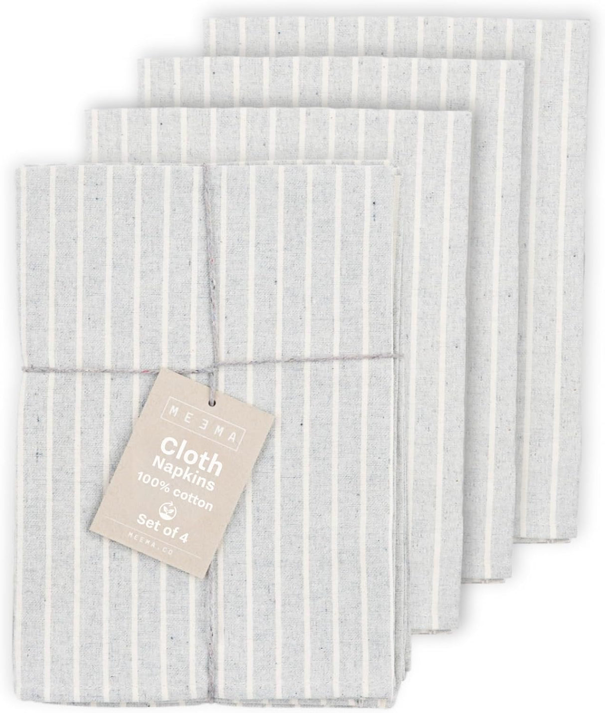 Placemats W/ Pockets + Napkins Set Sustainable Cotton (2 Colors) | Eco-Friendly - Sumiye Co