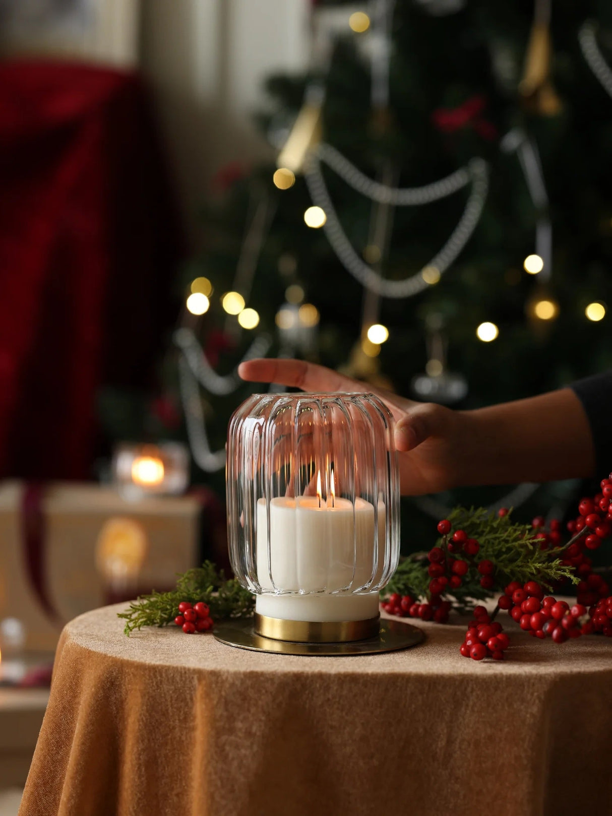 Kira Glass Lantern - Large - Sumiye Co