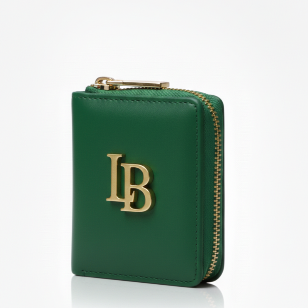 Regents Park Green Plant-Based Leather Wallet - Sumiye Co