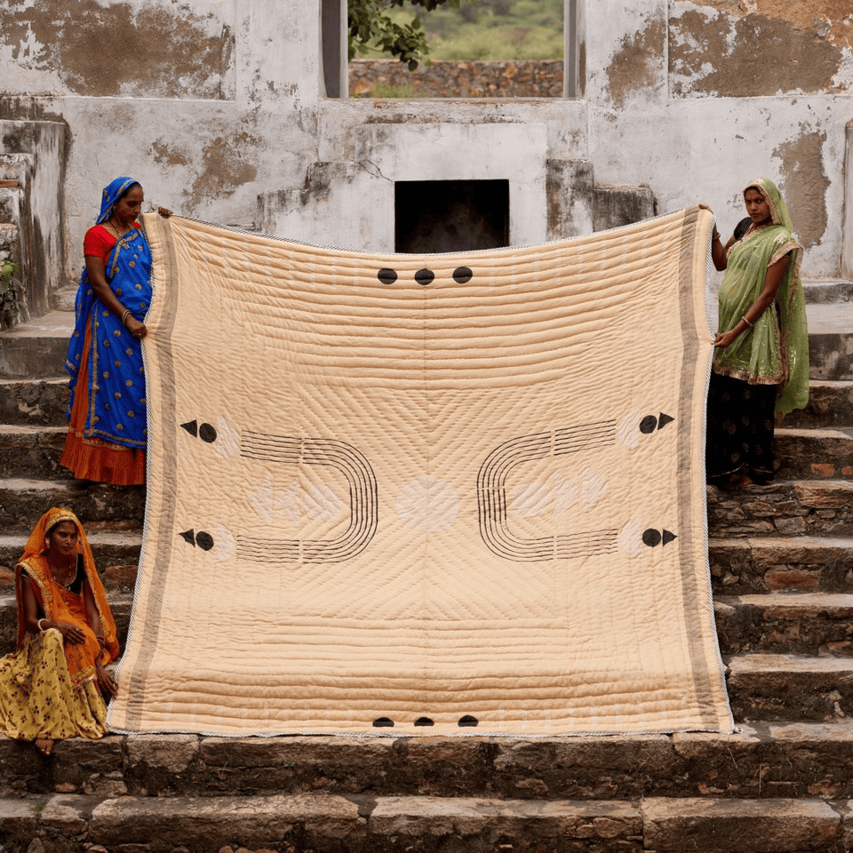 Prairie Quilt (Reversible ) | Artisanal Handmade Bedding Sets - Sumiye Co