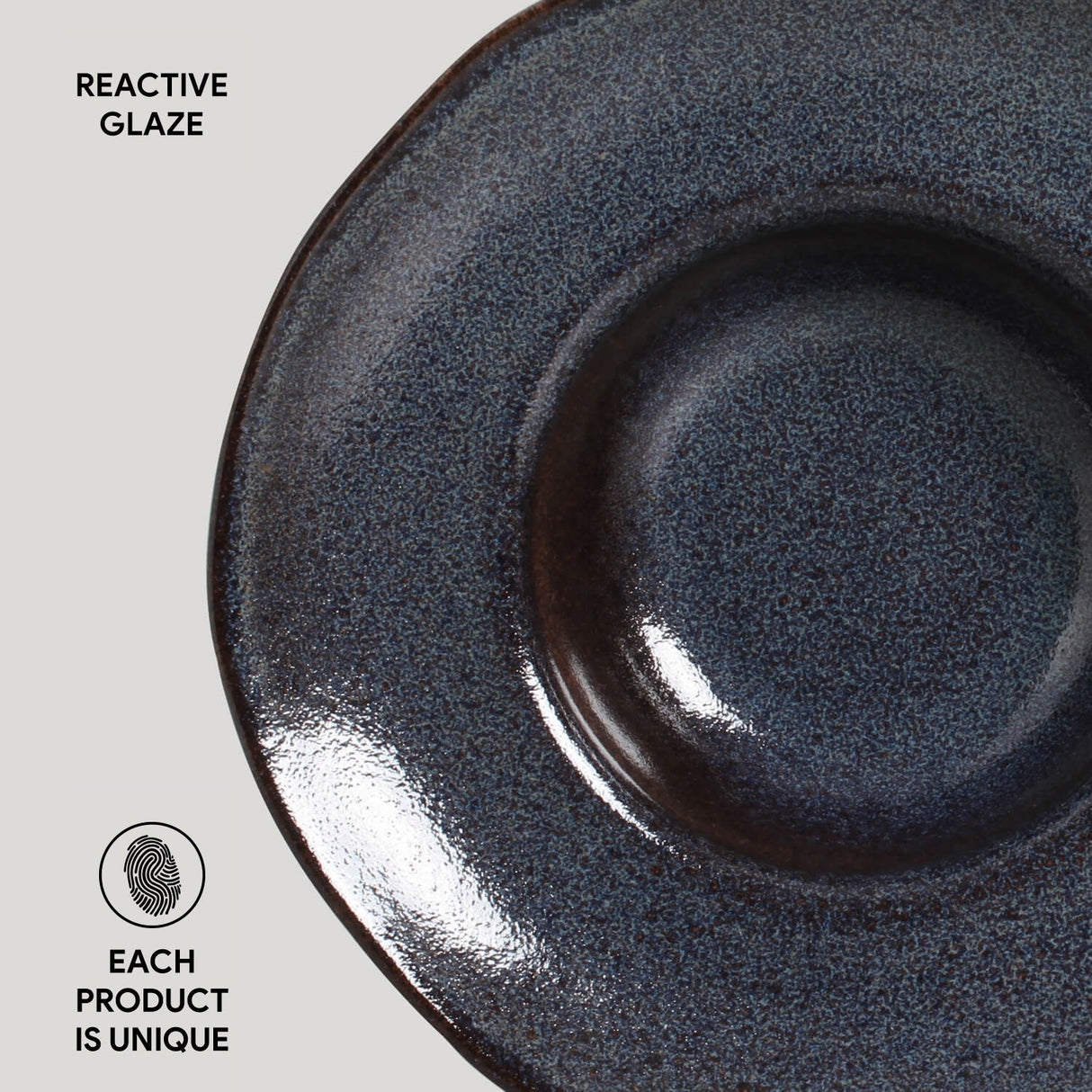 Deep Rim Plate Set of 4