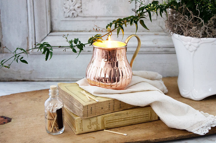 Copper Apple Blossom Candle | Vintage French Inspired - Sumiye Co